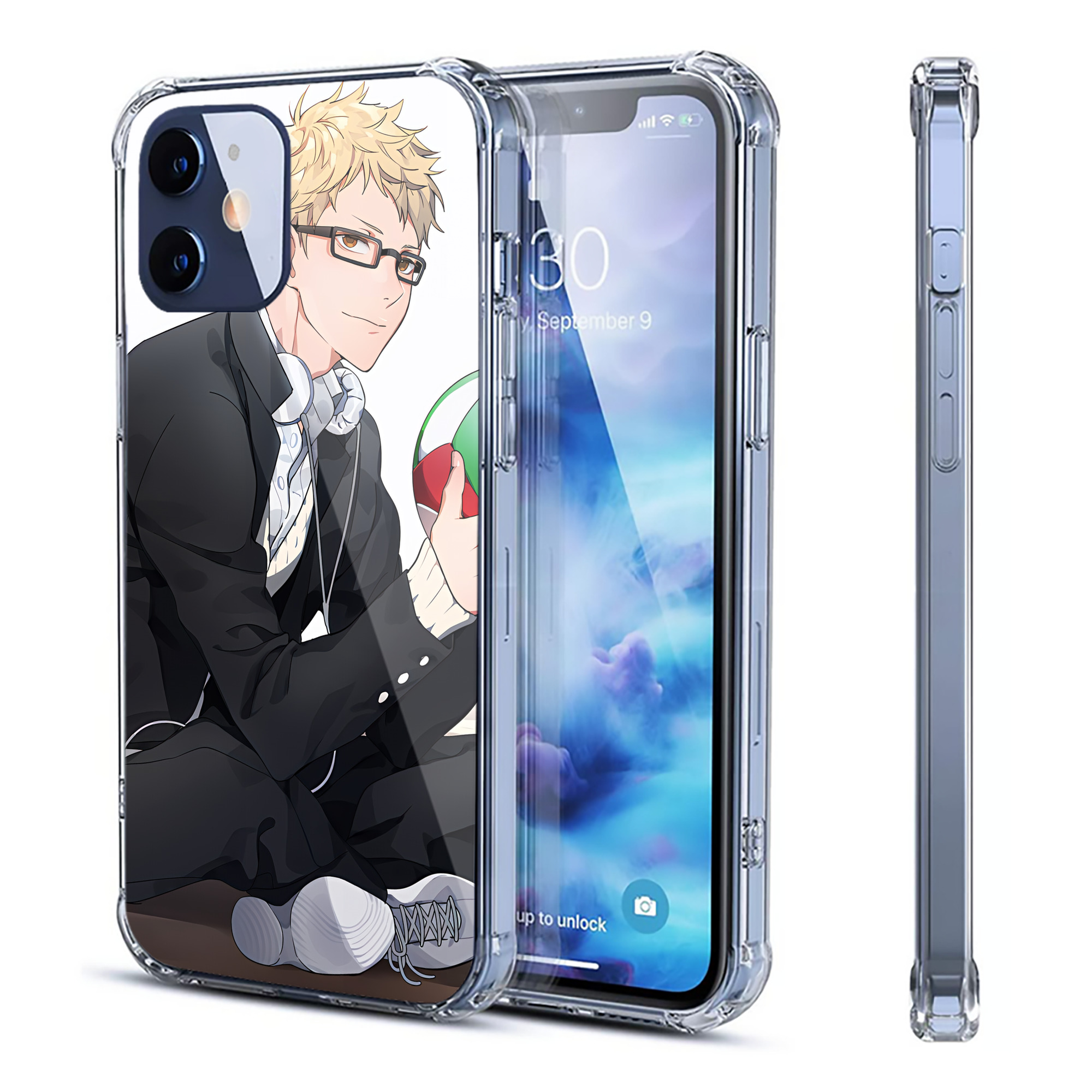 （画像用） ハイキュー!! Haikyu!! 【iPhone 12シリーズ対応】透明スマホケース（クリアソフトケース）